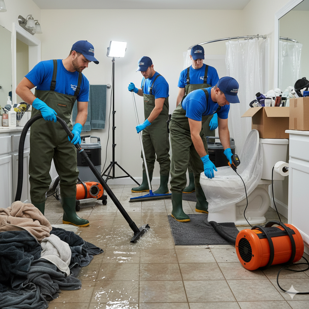 Clogged Toilet Overflowing Restoration Des Plaines, IL